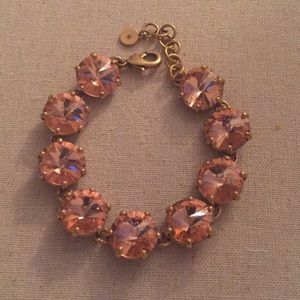Stella and Dot Amelie Sparkle Bracelet-Peach